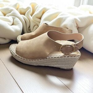 Catherine Malandrino Tan Espadrilles
